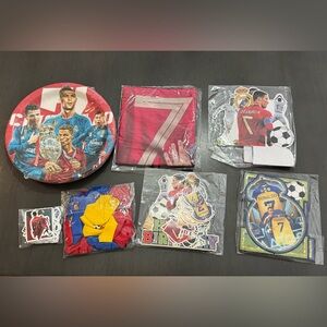 Christiano Ronaldo Soccer Birthday Party Supplies NEW